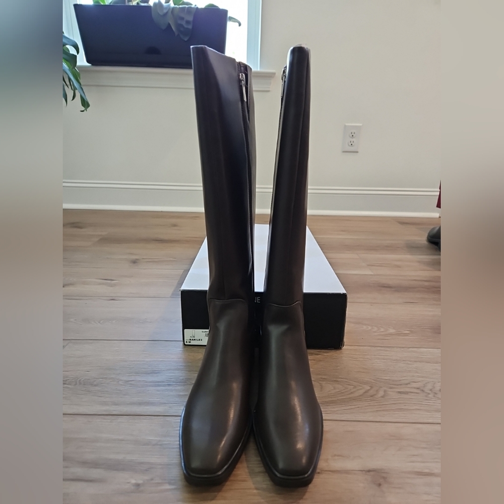 Nine West Womens Barile brown Knee-High Boots size 8